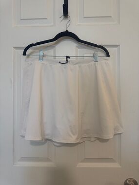 Zella White Stretch Skort